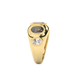 Sylvie Ring - Citrine, Smoky Quartz